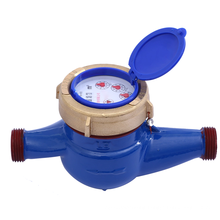 Multi jet dry type water meter with rotate